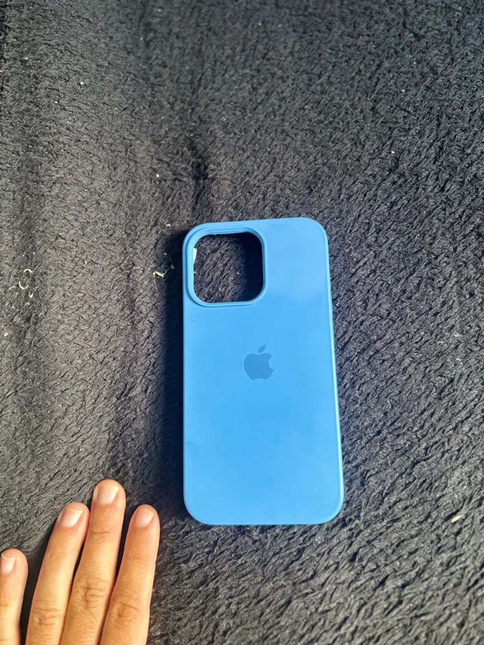 Capinha iPhone 12 azul 