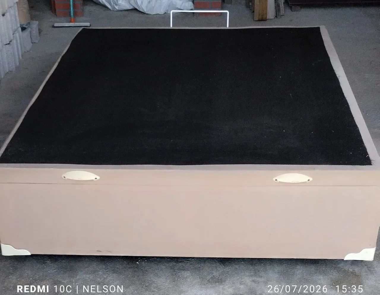 Cama box baú casal com colchão de molas - Foto 2