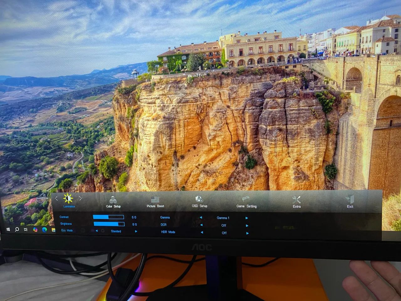 Monitor AOC 180hz 24 pol - Foto 4