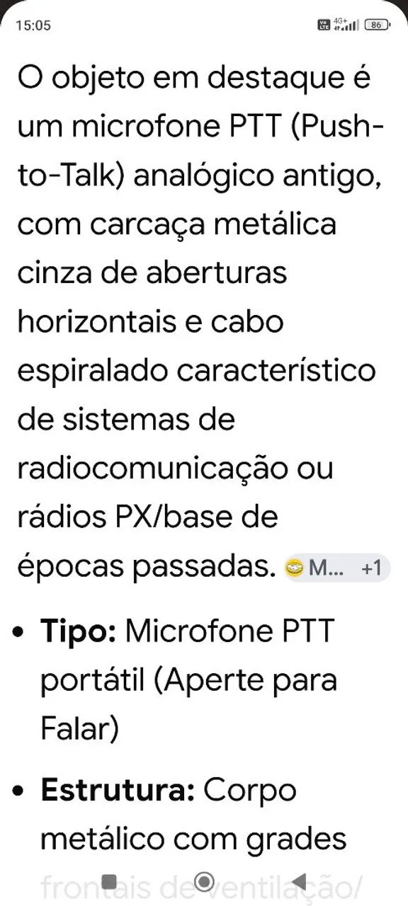 Microfone PTT antigo,Leia : - Foto 5