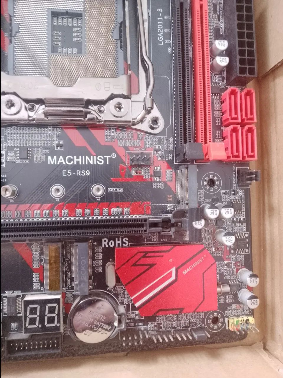 Placa mãe Machinist RS9 usado DDR4 para xeon  - Foto 4