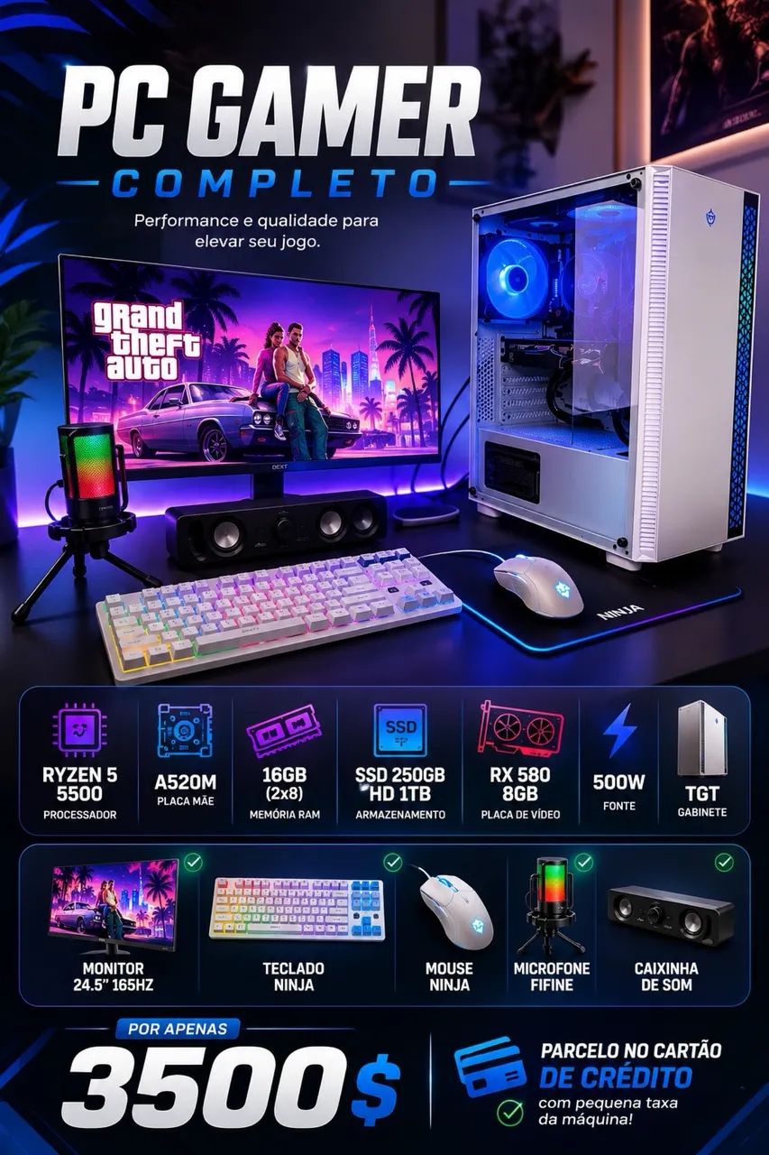 Pc Gamer Completo - Foto 3