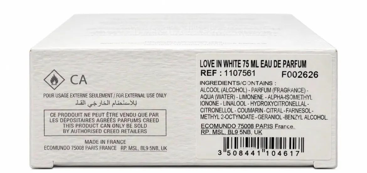 Creed Love in White 75 ml lacrado  - Foto 3