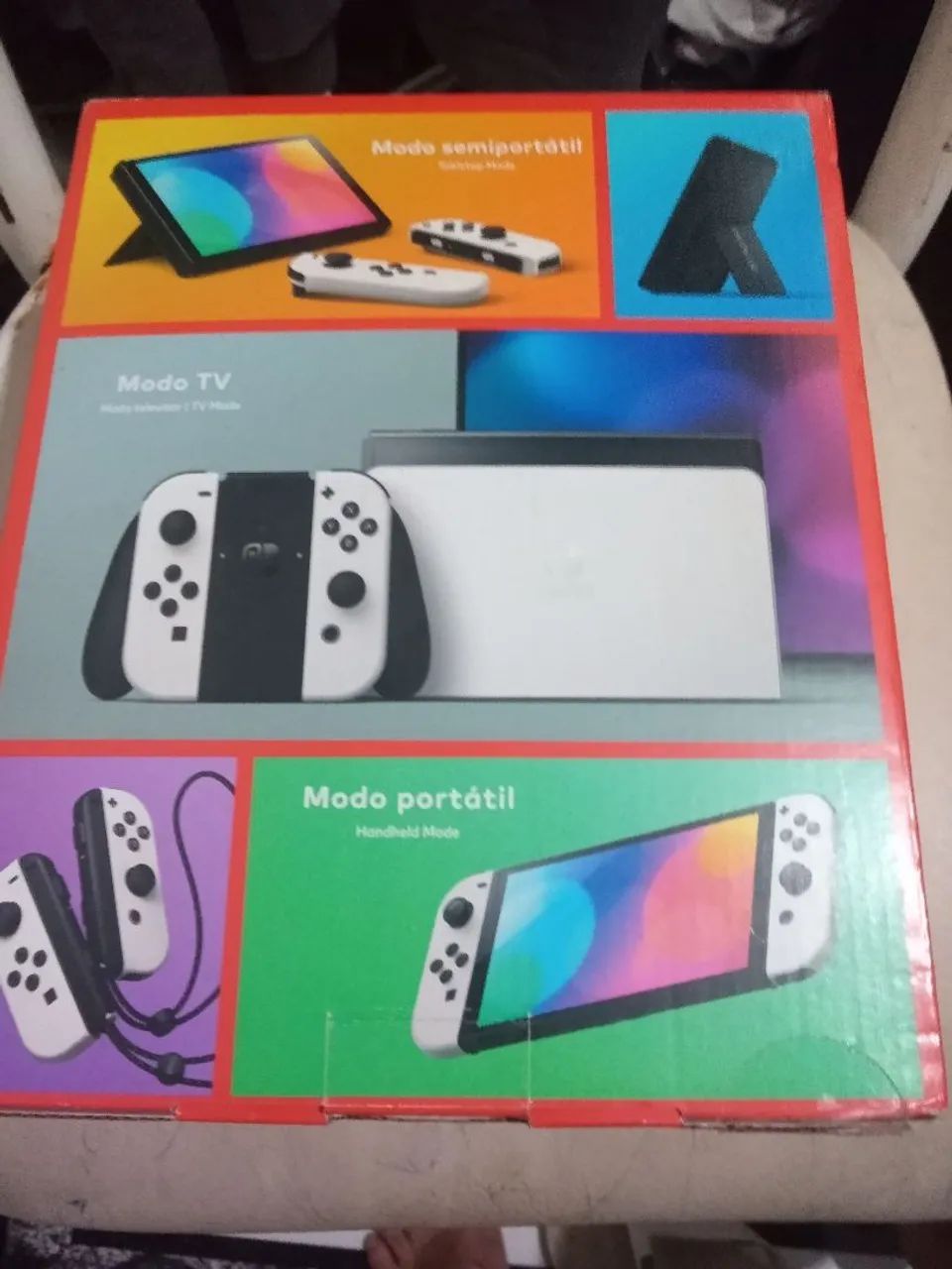 Caixa Nintendo switch OLED modelos:Heg-001,Hac-015,Hac-016 - Peças