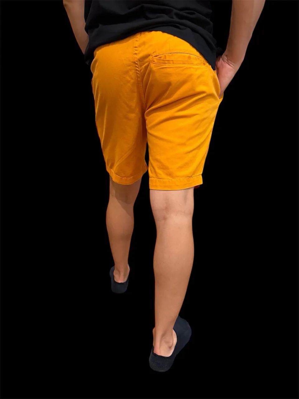 SHORT DE SARJA ESTONADO LISO ÓTIMA QUALIDADE E PREÇO JUSTO - Foto 2
