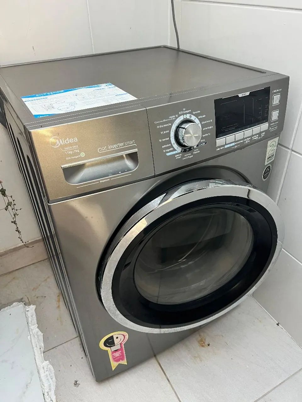 Lava e Seca Midea 11kg / 7kg Inverter