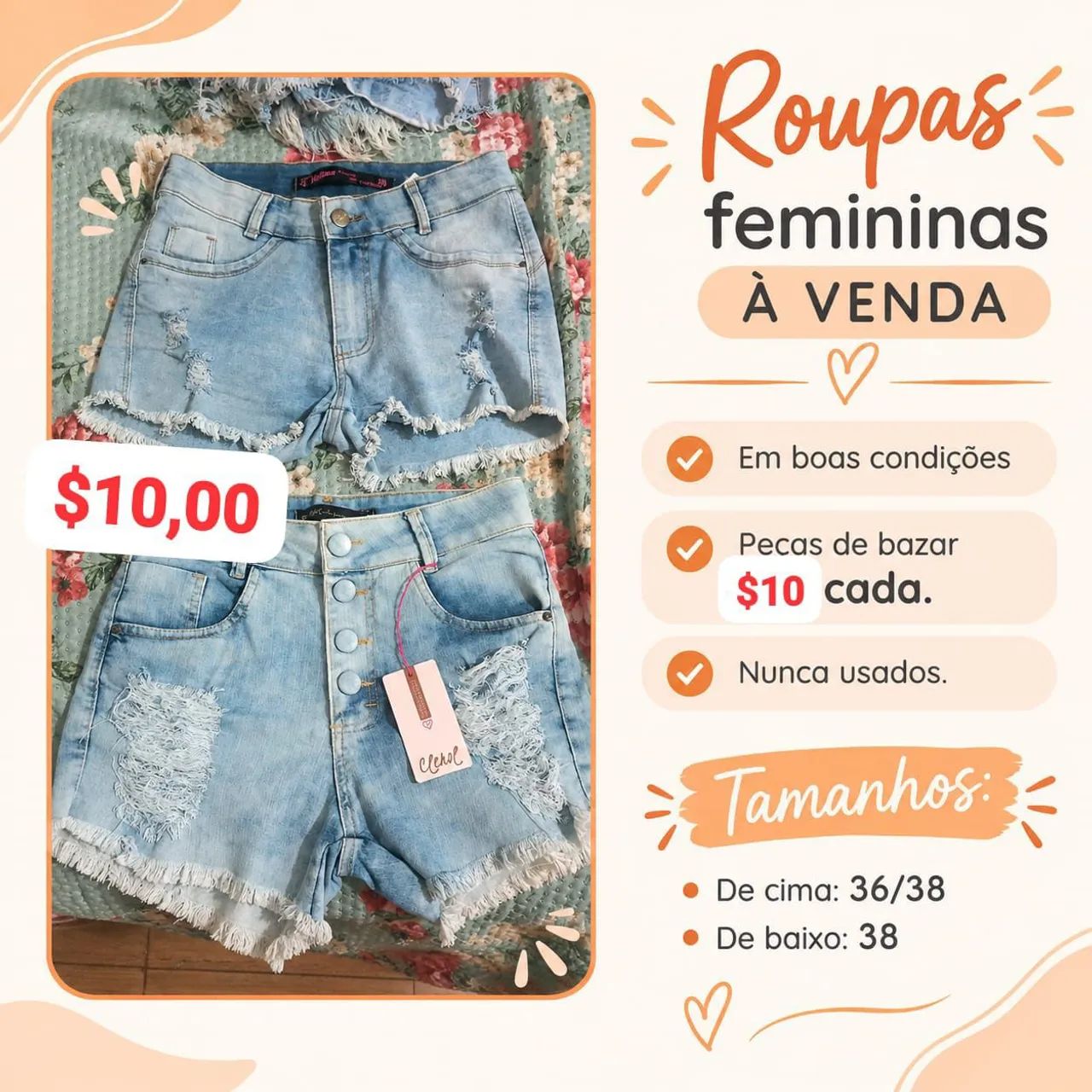 Roupas de bazar $10 - Foto 4