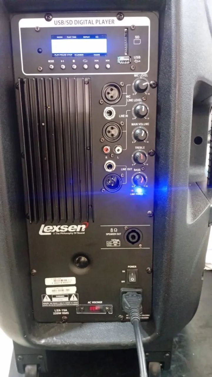 Caixa Lexsen lsx-15a 220v Usada - Foto 2