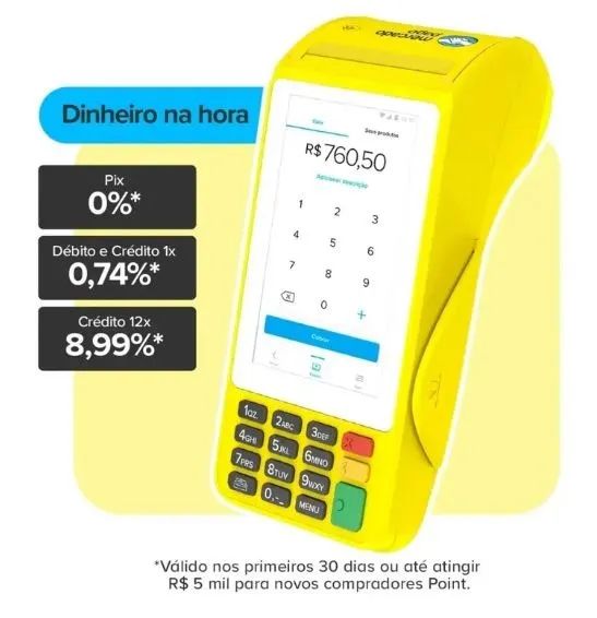 Maquininha De Cartão Pro 3 Mercado Pago Point Pro 3