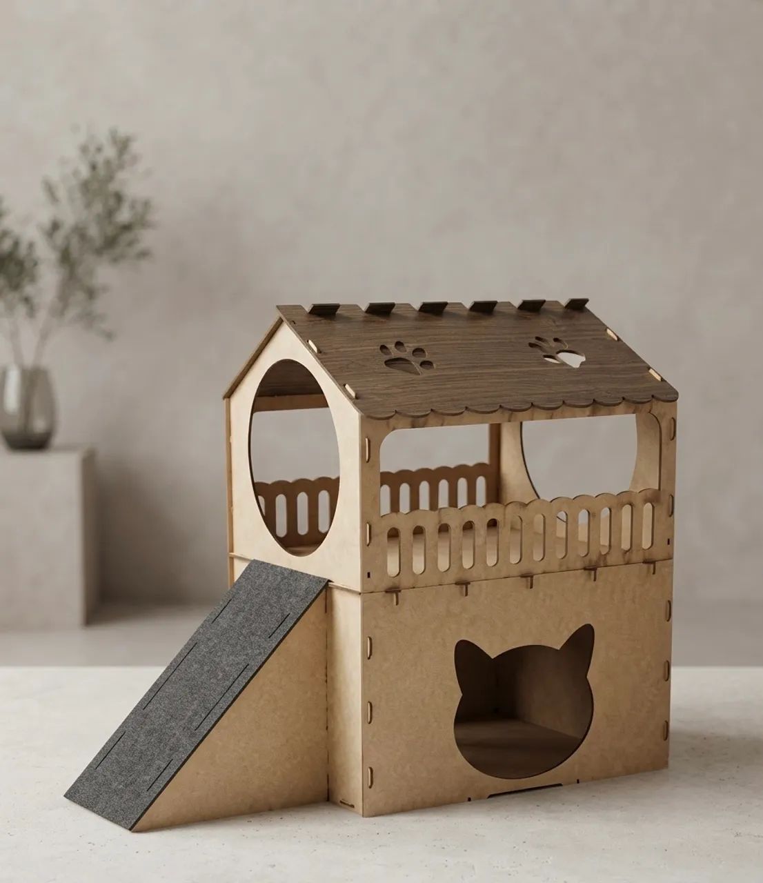 ? CASINHA 2 ANDARES PARA GATOS - CONFORTO, DIVERSÃO E ESTILO! ?