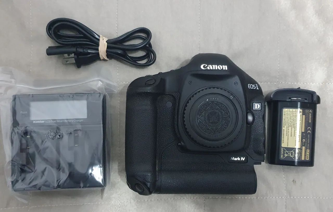 Canon EOS 1d Mark iv + Bateria Original + Carregador - Melhor Q 7d 1d mk3 iii  - Foto 2