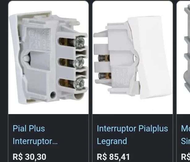 Interruptor e tomada pial Legrand plus  - Foto 3