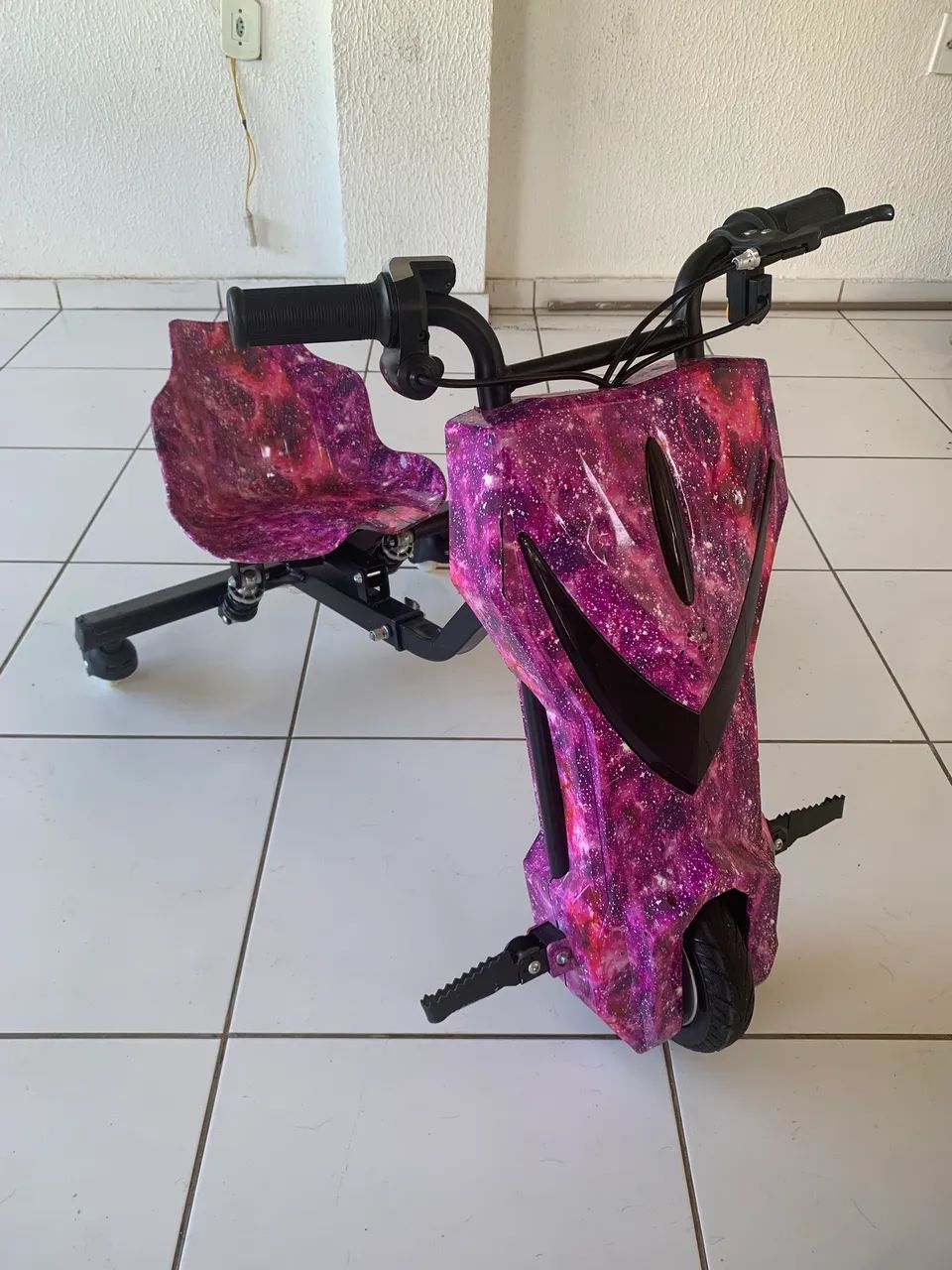 Triciclo Drift 8 polegadas Elétrico 350w suporta 120kg - Foto 3