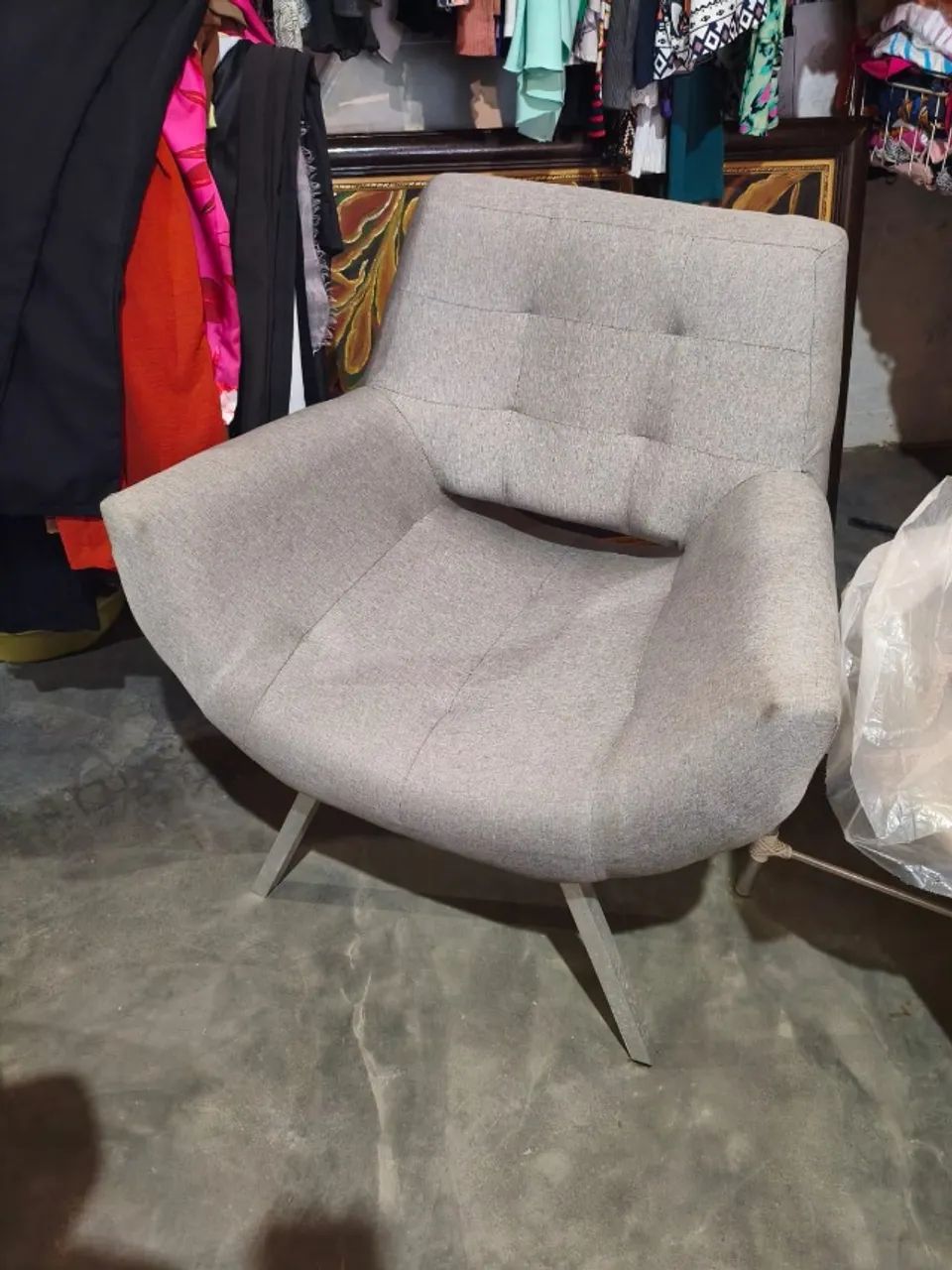 Conjunto de cadeiras acochoadas