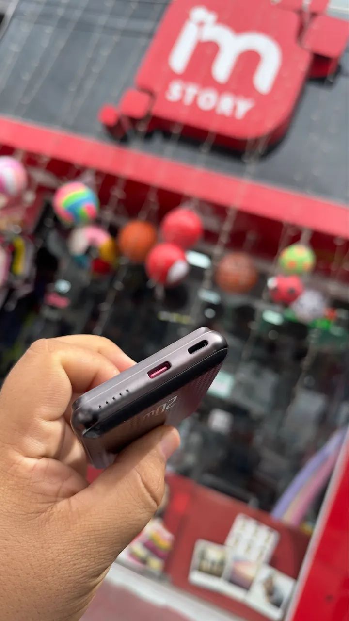 Bateria Portátil Por Indução e Cabos 20W - Foto 2