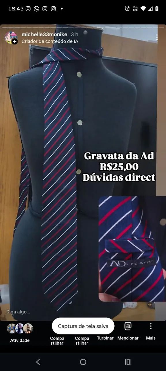 Gravatas vintage e CGC - Foto 5
