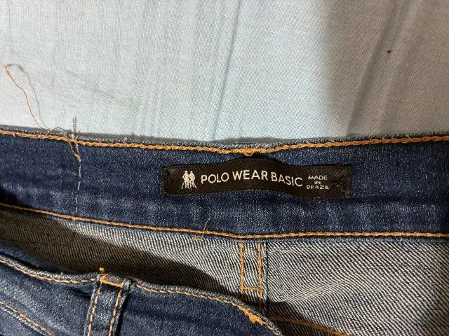 calça jeans polo wear azul 42  - Foto 3