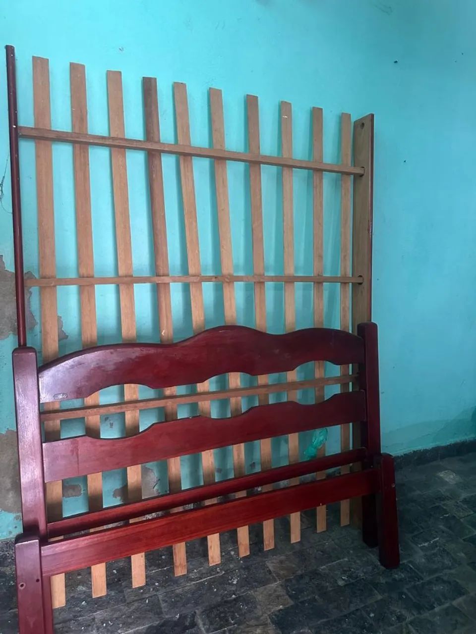 CAMA CASAL MADEIRA MACIÇA PADRÃO  - Foto 3