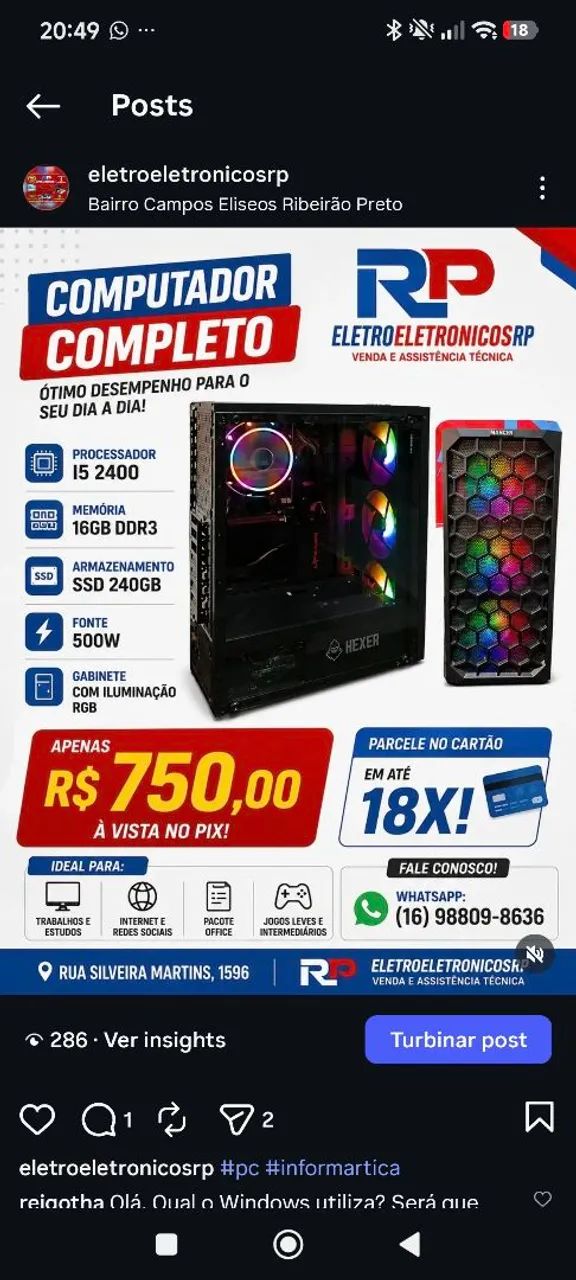 Computador  - Foto 2