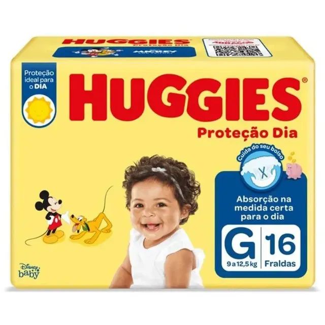 Fraldas Huggies TAM G