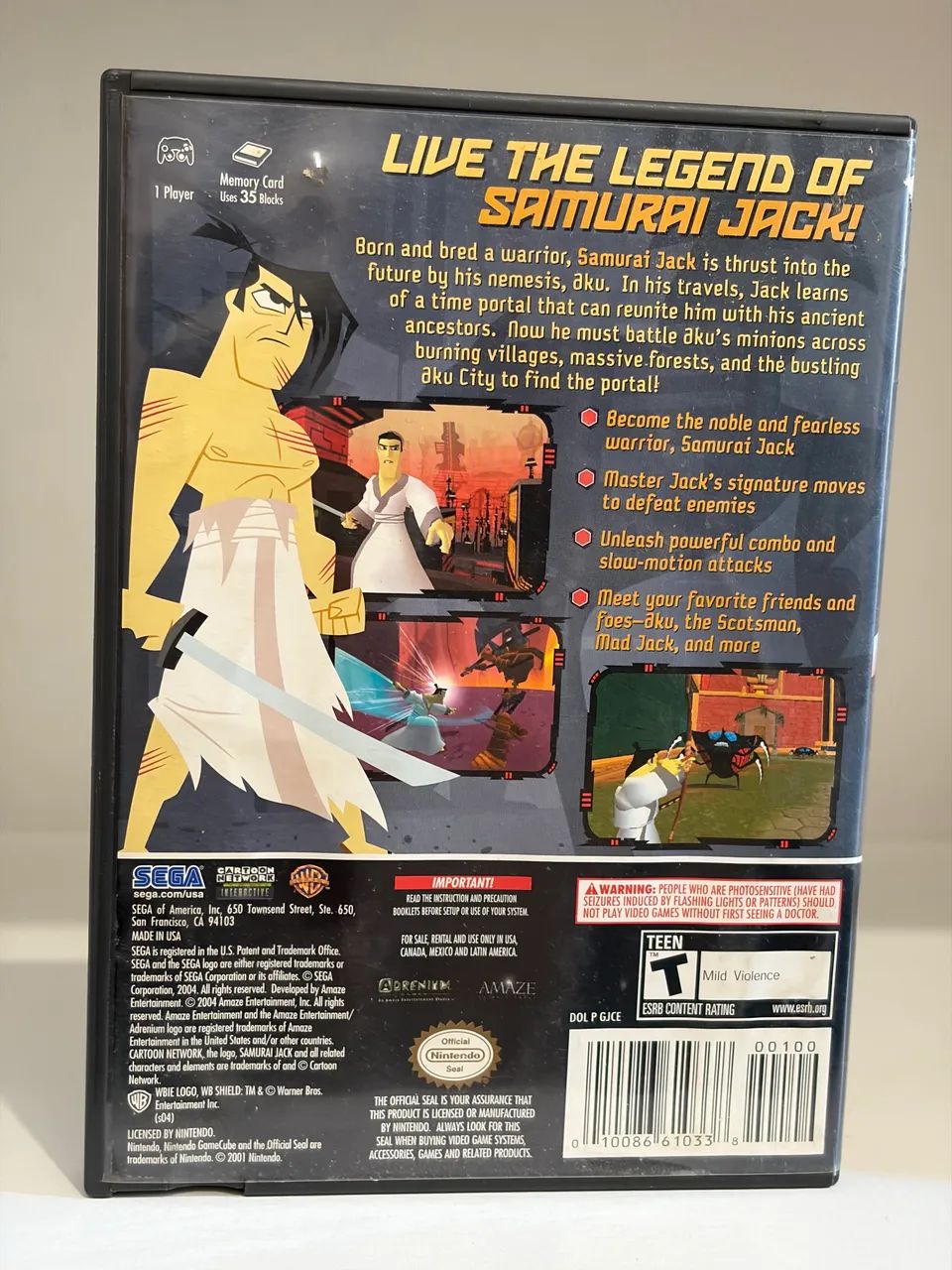 Samurai Jack original Gamecube  - Foto 4
