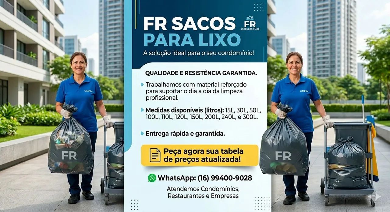 Sacos para lixo 
