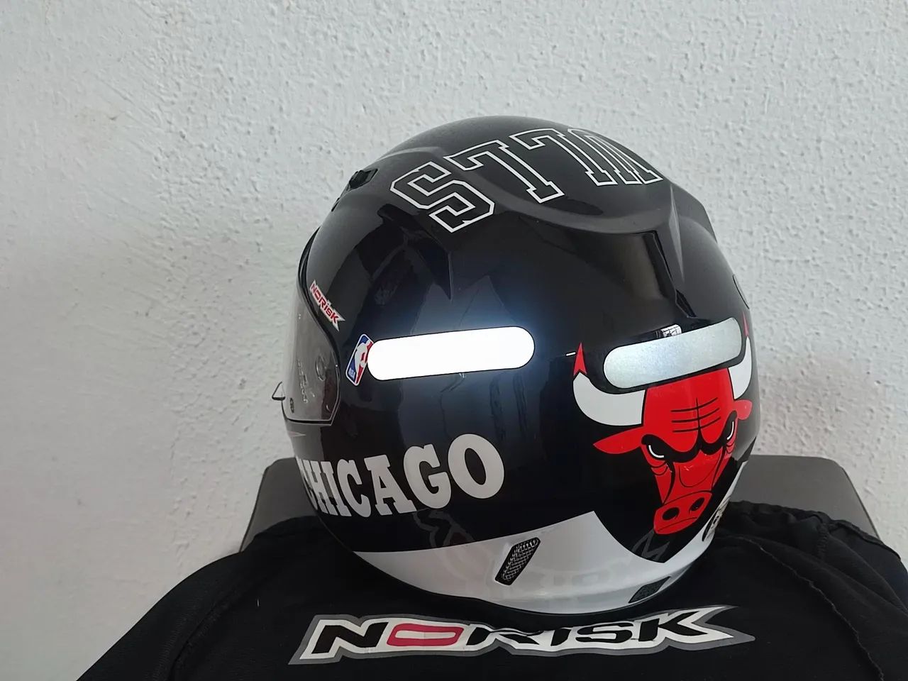 Capacete Norisk FF391 Nba Chicago Bull - Peças para motos - São