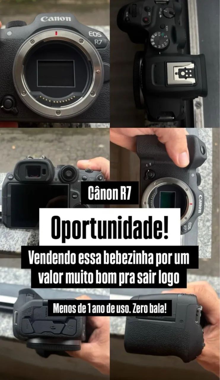 CÂMERA CÂNON R7