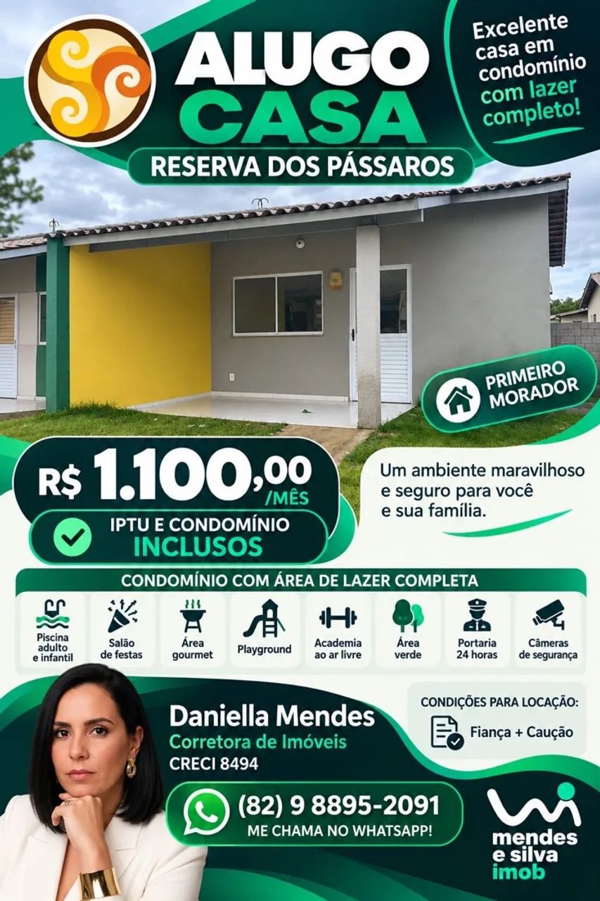 Aluga-se casa 