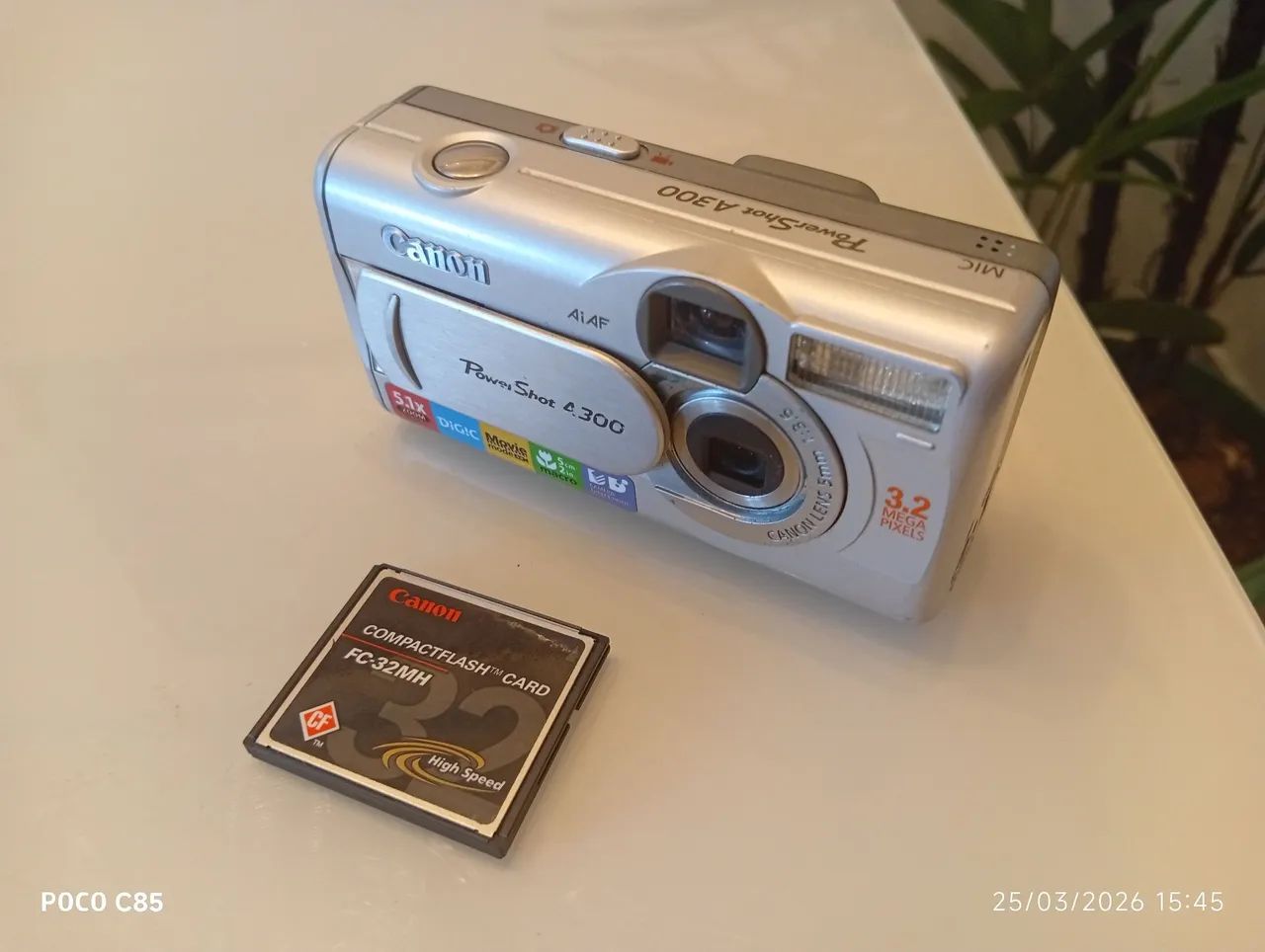 Canon Power shot A300 no estado  - Foto 5
