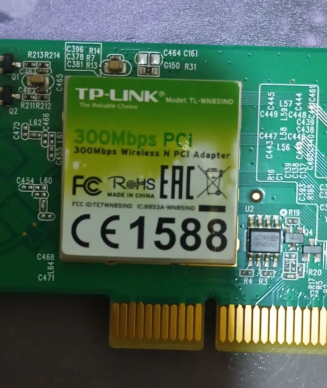 PLACA DE REDE WIRELESS TPLINK 