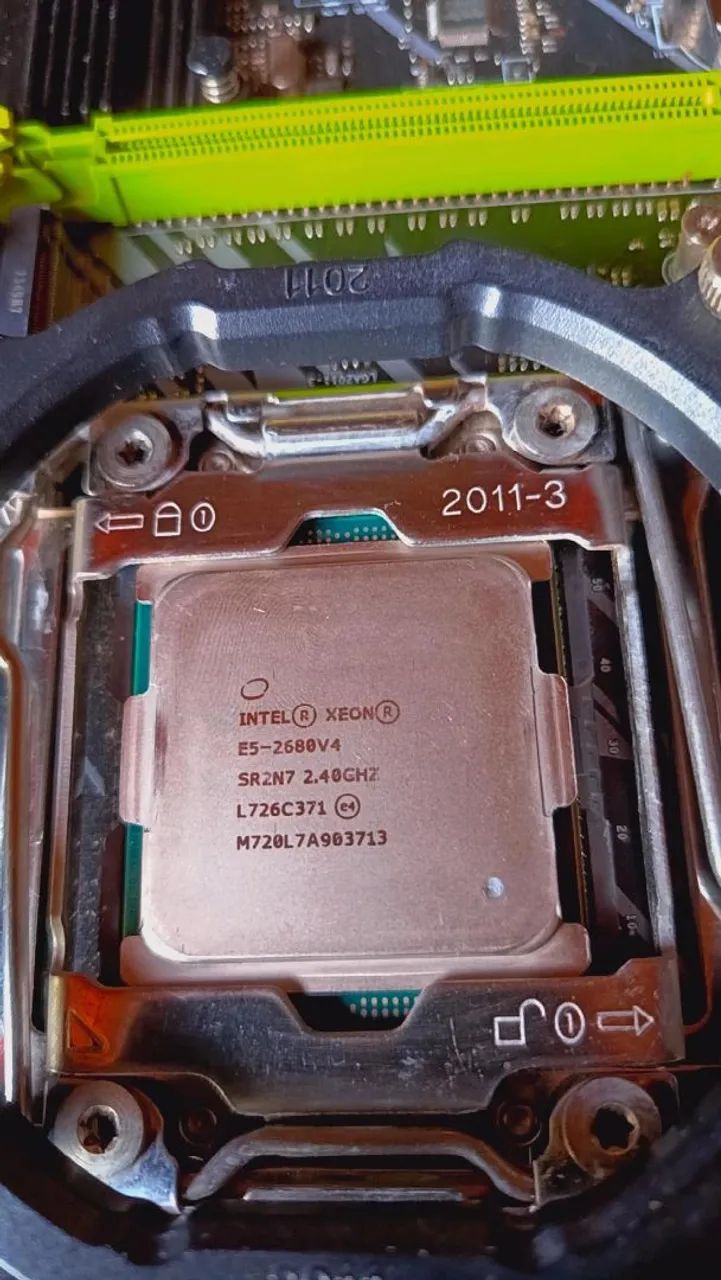 placa x99 com processador e placa wifi - Foto 3