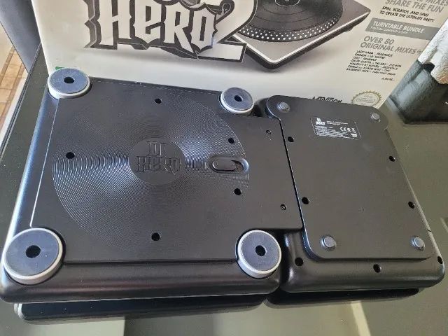 DJ Hero 2 Turntable Nintendo Wii com Jogo Original - Foto 2