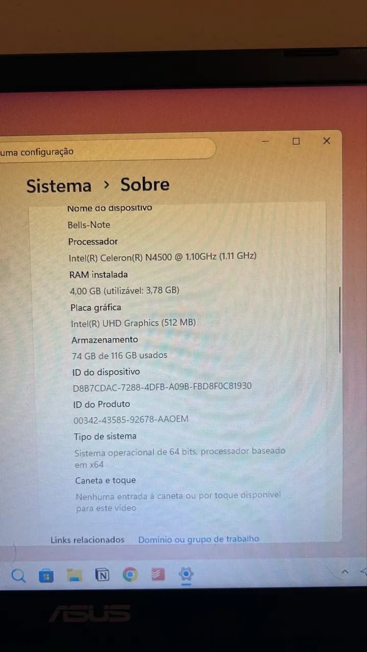 notebook asus - Foto 2