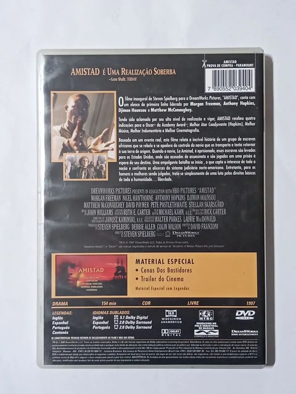 Dvd Amistad - original - raro - Foto 2