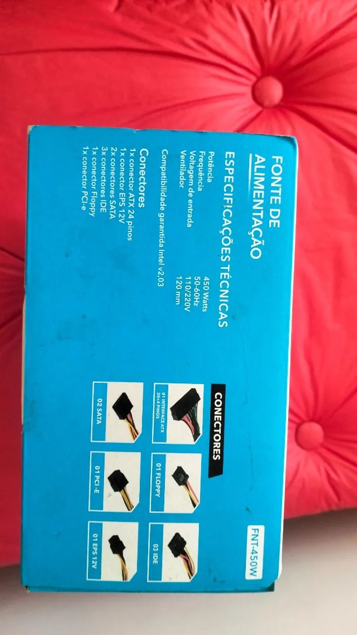 Fonte 450w Hoopson nova - Foto 4