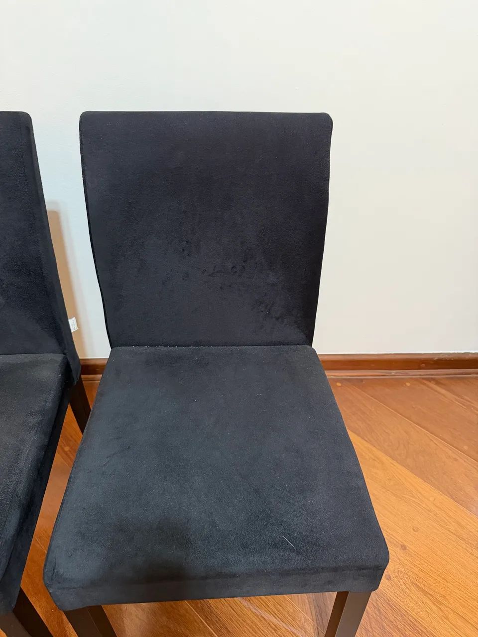 Cadeira Tok Stok fixa preta veludo - Foto 3