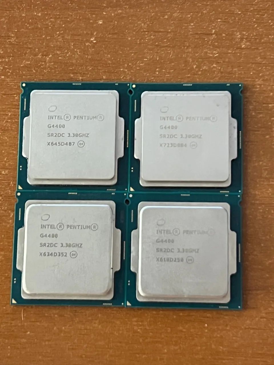 4 processadores Pentium G4400 3.30ghz 7 gen intel