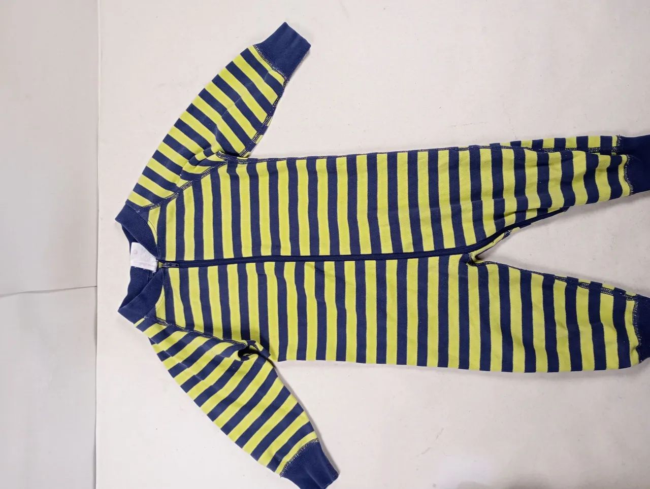 Kit 2 Macacões para Bebê - Pelúcia Leão + Listrado Algodão  - Foto 6
