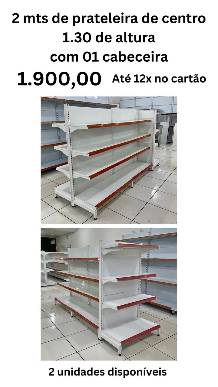 Prateleiras Comerciais de Metal - Foto 2