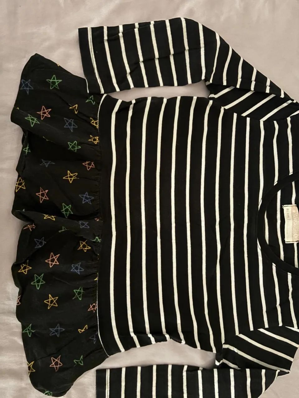Blusa Fábula listrada manga comprida