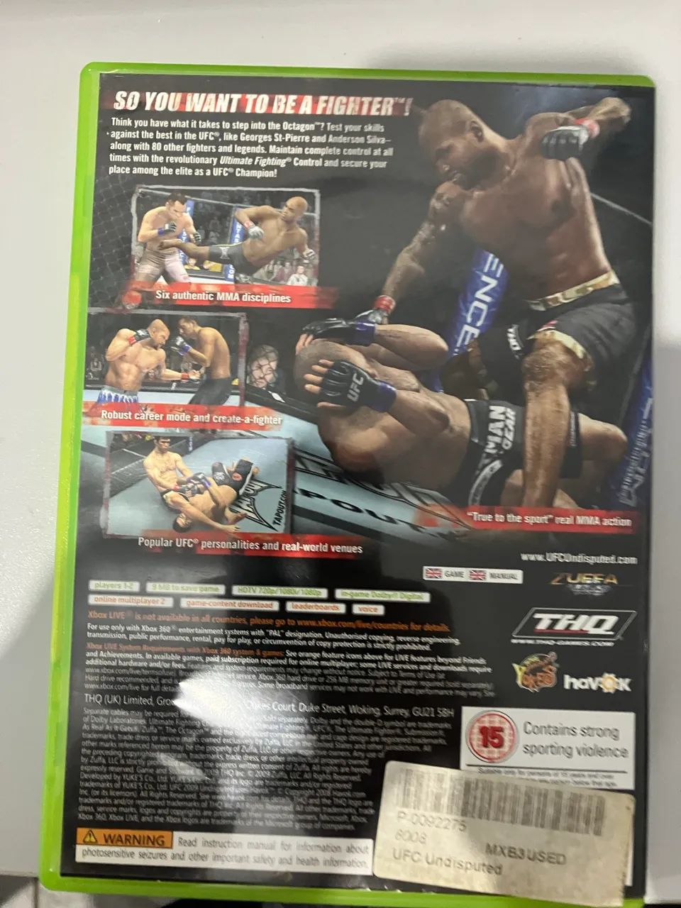 UFC 2009 Xbox 360 Pal - Foto 3