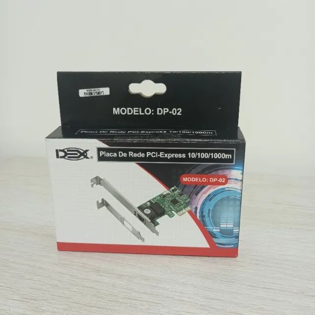 Placa De Rede (Novo) Pci Express 10/100 Dp-02