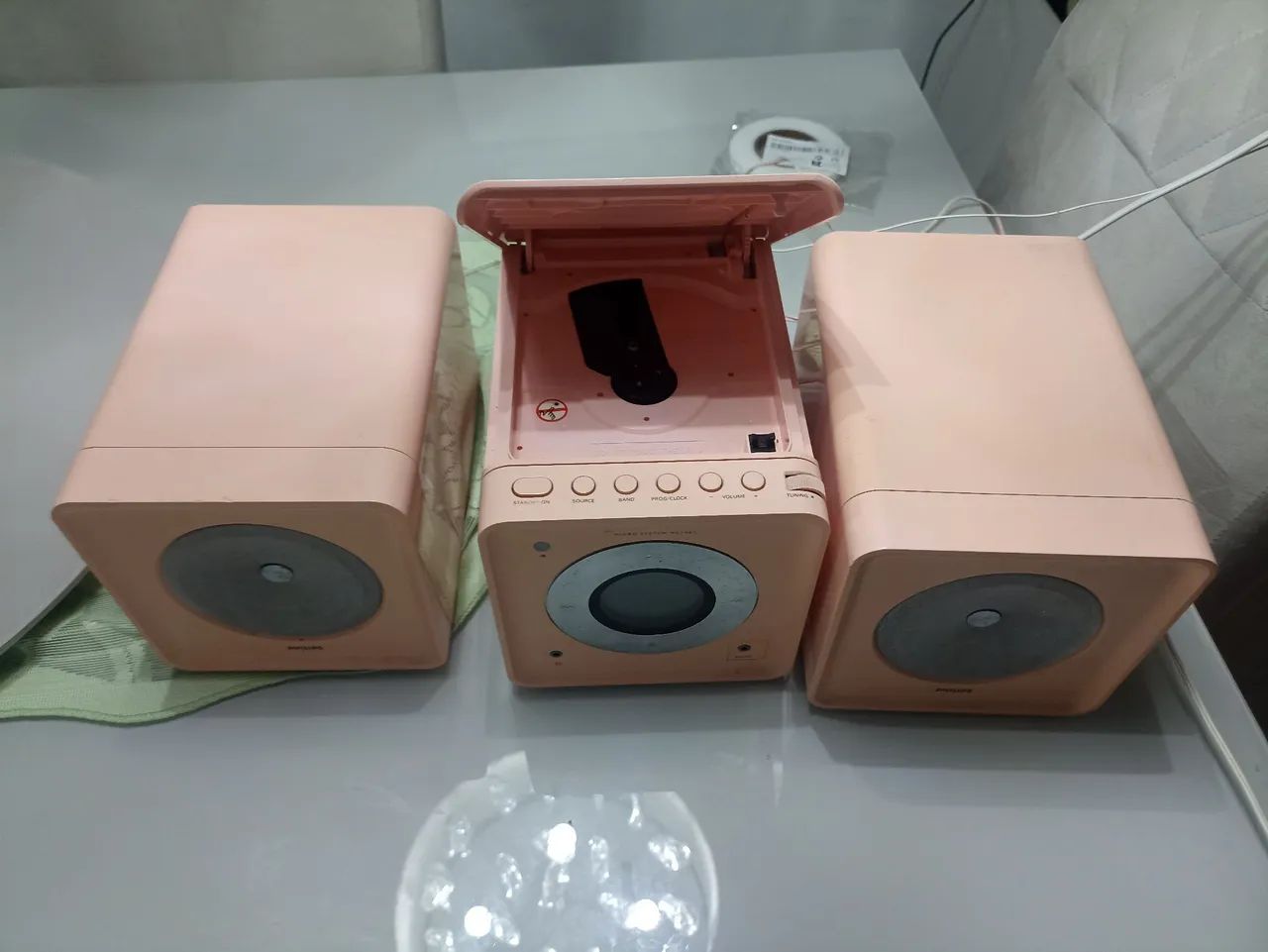 Rádio Philips rosa - Foto 2