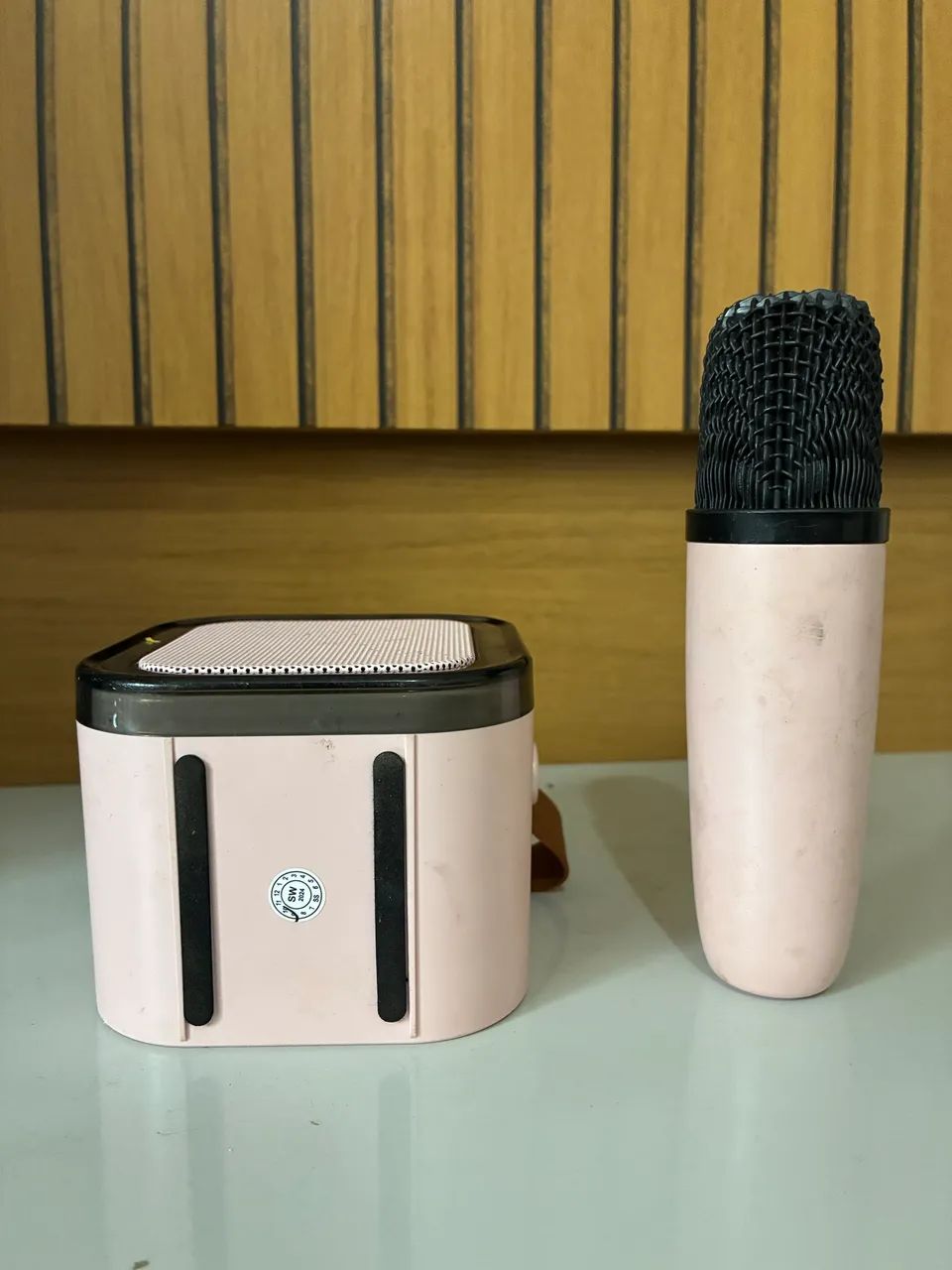 Caixa De Som Karaoke Infantil  Bluetooth Com Microfone Sem Fio - Produto Novo - Foto 2