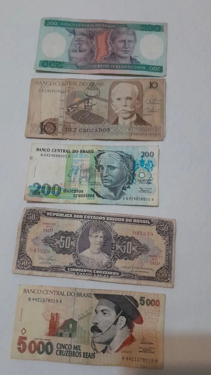 Cedulas antigas 