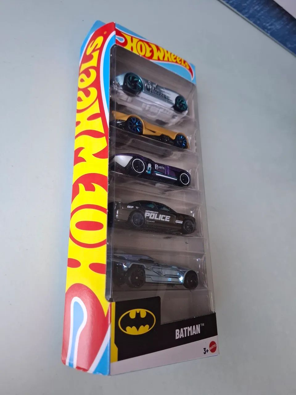 conjunto de miniaturas colecionáveis Hot Wheels Batman 5-Pack da Mattel