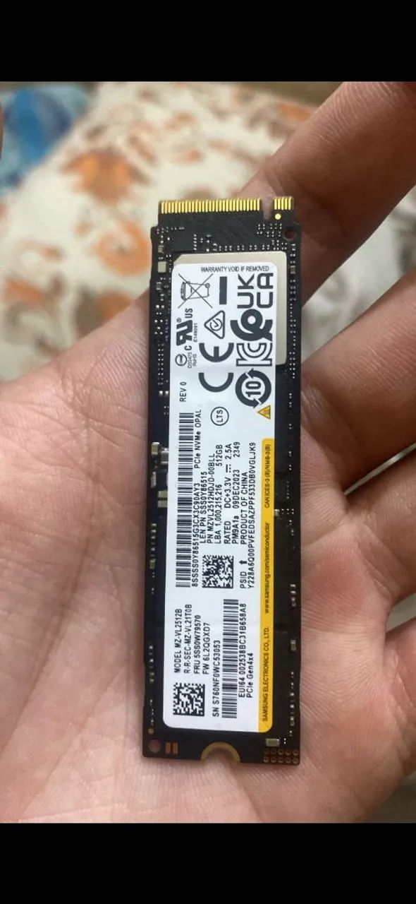 SAMSUNG NVMe 512GB SSD 7枚 SSD 512GB SAMSUNG 970 PRO M.2 PCIe Gen 3.0 NVMe - Modelo MZ