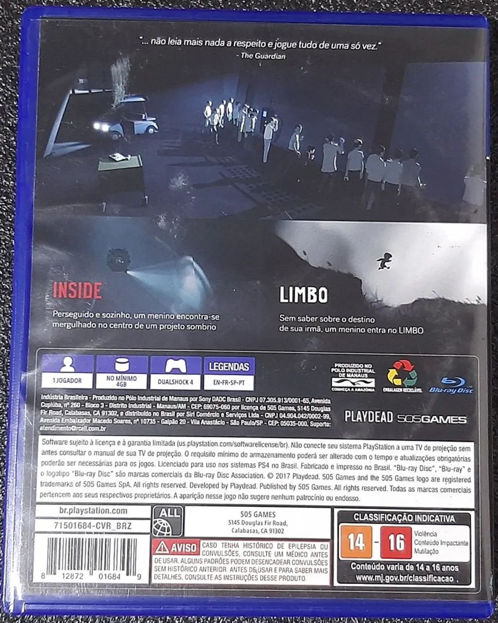Inside limbo ps4 semi-novo - Foto 4