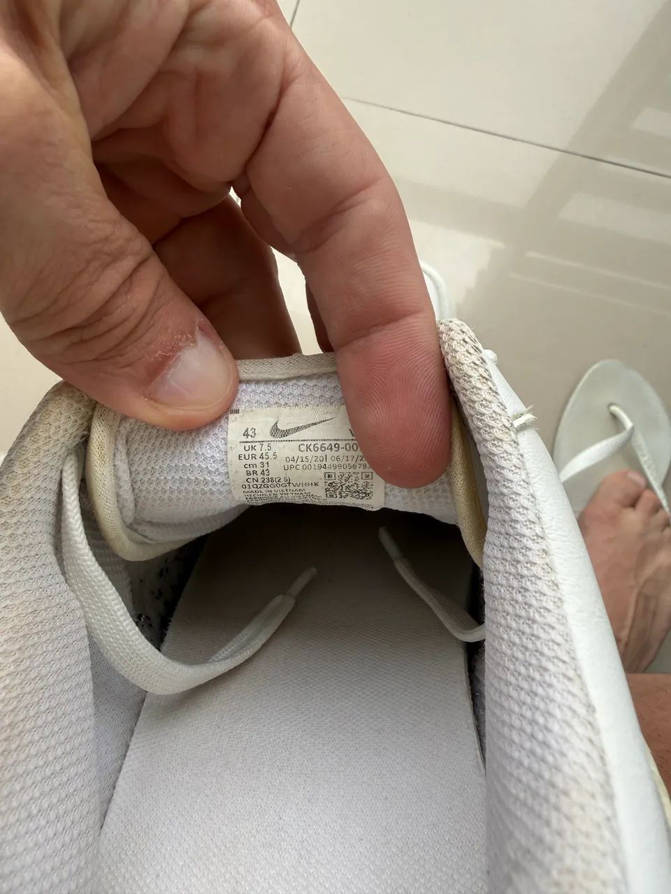Nike Air Force 1 branco - 43 - Foto 5